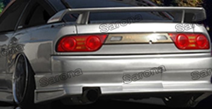 Custom Nissan 240SX  Coupe Rear Bumper (1989 - 1994) - $420.00 (Part #NS-010-RB)